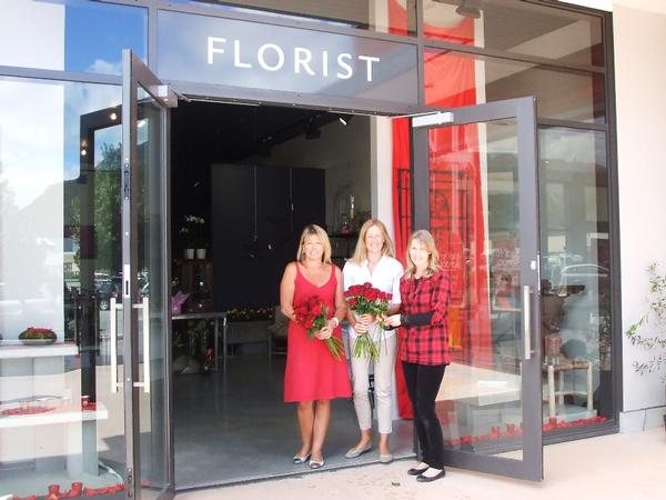 Staff at the new Renaissance florist at Remarkables Park Town Centre, from left Ilona Haworth, Vanessa Johnson and Tanya Baker (Owner)